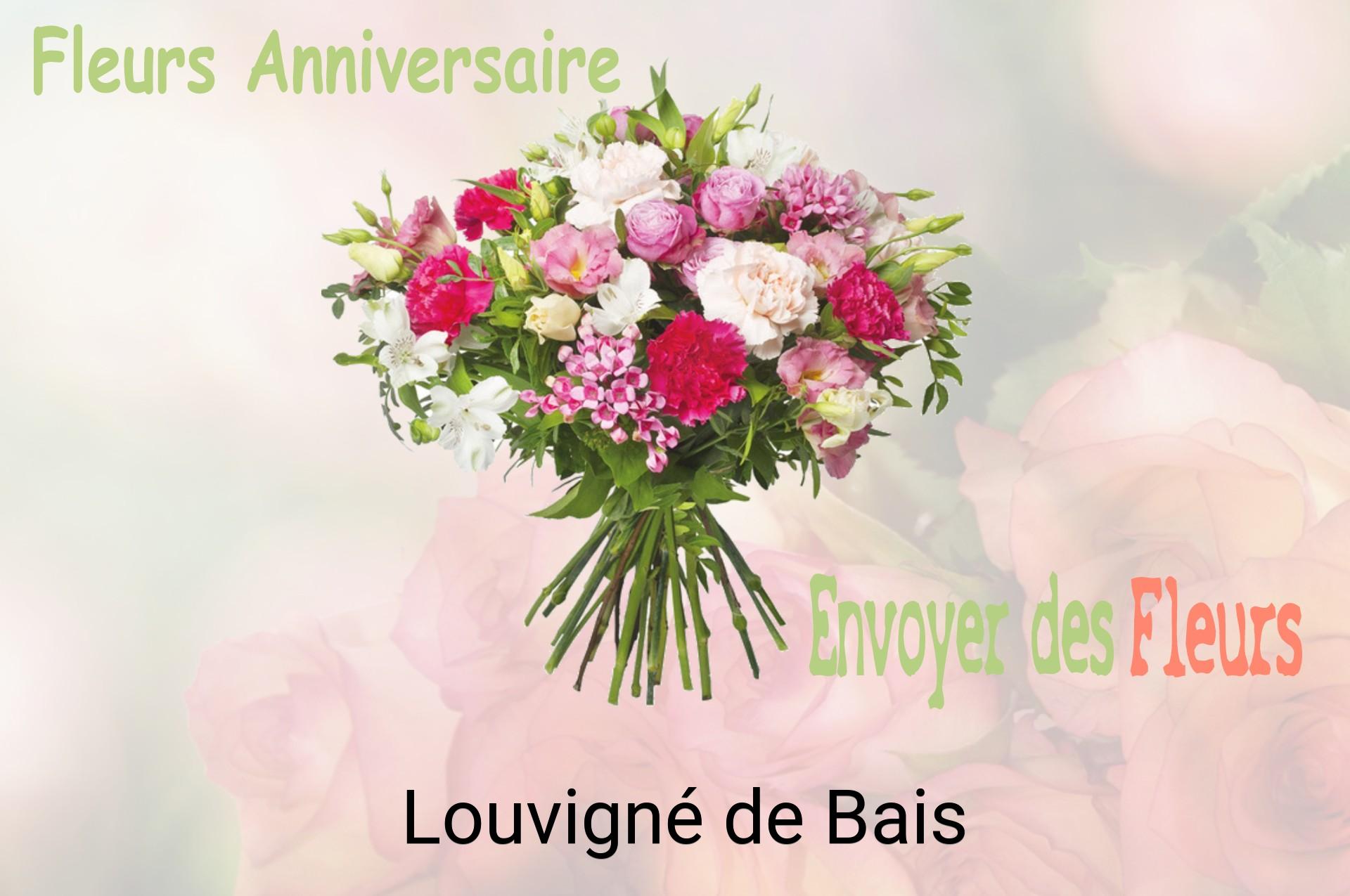 Bouquet de fleurs d’anniversaire livré à Louvigné-de-Bais