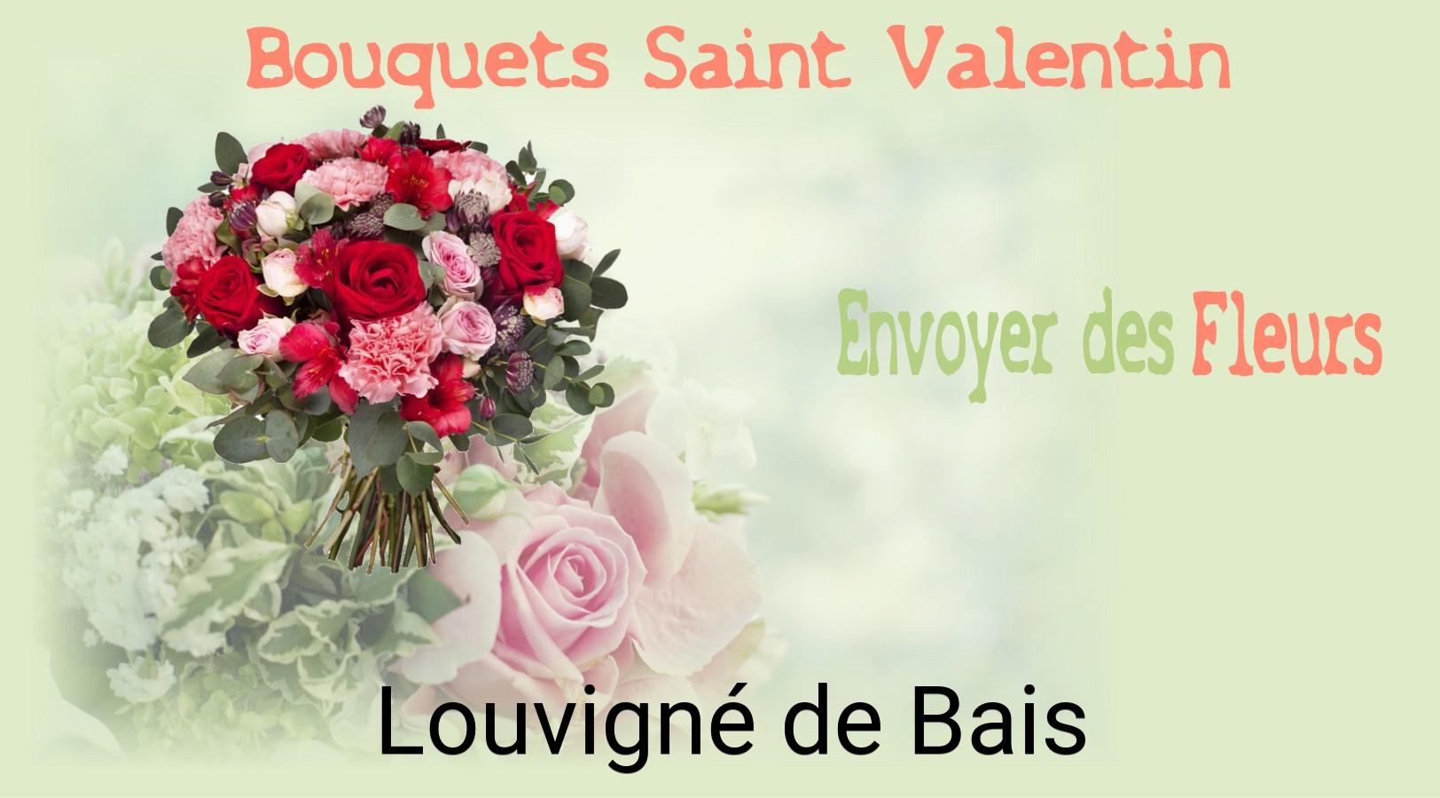Roses de Saint-Valentin livrées à Louvigné-de-Bais